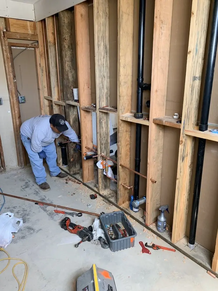 Commercial rough-in plumbing for Gas Line Repair in Richfield